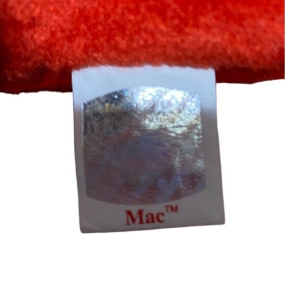 Ty Beanie Baby Mac The Cardinal Plush Toy Red & Black Collectible Soft Stuffed A - Picture 9 of 10